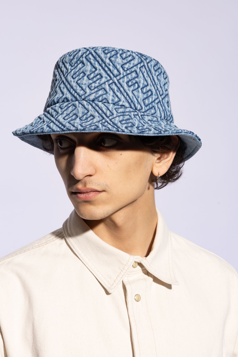 Cotton-blend bucket hat - SchaferandweinerShops Indonesia